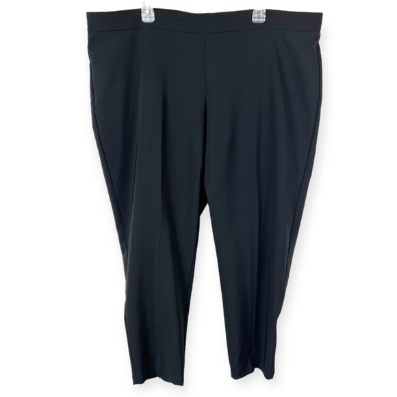 NANETTE Lepore Very Black Gypsy Rose Trousers Pull On 24W - Picture 1 of 6